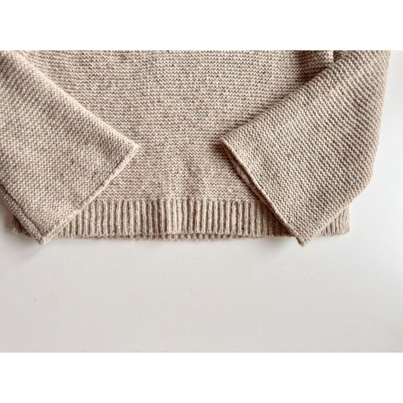 MADEWELL Donegal Funfetti flecked wide sleeve sweater Sweater, Size M - Picture 9 of 16